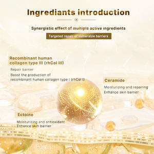 Nemlendirici besleyici parlatıcı etkileri ile kollajen anti-kırışıklık cilt bakımı yüz için hyaluronik asit yüz Serum emülsiyonu - Product Image 5