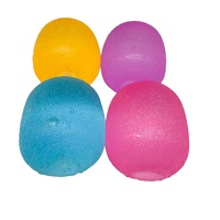Nouveau jouet anti-stress en caoutchouc givré en forme de bonbon, balle à récupération lente pour les jeunes (7-14 ans)