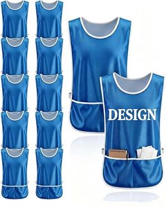 Chalecos de Entrenamiento Personalizados con Malla, Sin Mangas, con Lazos Laterales, para Equipos de Fútbol, con Logotipo Personalizado - Product Image 5