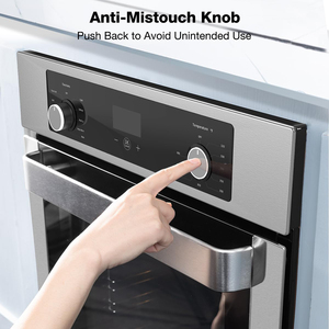 60cm Built-in Knob Digital Control Smart Single Wall Oven Steam/Convection, 4/6/9/10 Functions Built in Gas and Built-in Ovens 6 - Product Image 4