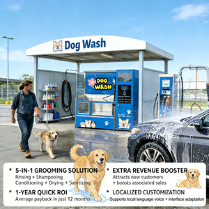 Máquina de Lavado de Mascotas PATPET de Autoservicio, Operada con Monedas/Tarjetas, Estaciones de Lavado de Acero Inoxidable, Equipo de Lavado <span class=keywords><strong>para</strong></span> <span class=keywords><strong>Perros</strong></span> y Gatos en Venta - Product Image 2