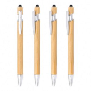 Custom Logo Eco-Friendly Bamboo Ballpoint <b>Pen</b> Personalized Press for Stylus Promotional Gift with Logo for Business Marketing - Product Image 2