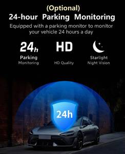 4-channel high-definition 1080P <b>car</b> 3inch black box dashcam with night vision, loop recording, and GPS - Product Image 5