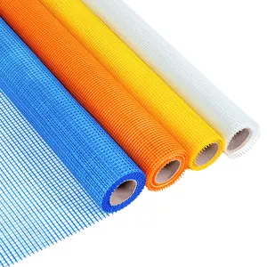 Alkali Resistente Glasvezel Netto Hoge Sterkte Glasvezel Muur Mazen 145G Draad Oranje Roll Tape