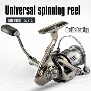 Nueva llegada 5,7: 1 gran carrete de Metal rueda distante carretes de Surf carretes de carpa giratorios carrete de pesca de Metal para la venta - Product Image 2