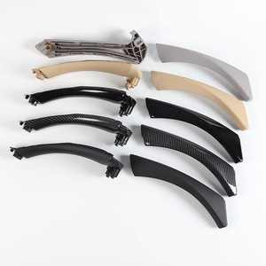 Poignée intérieure de voiture, garniture de panneau de porte intérieure, recouvrement noir gauche droit pour poignée intérieure de voiture, poignée de porte automobile - Product Image 4