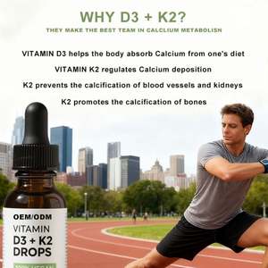 Gotas Líquidas de Vitamina D3+<span class=keywords><strong>K2</strong></span> Veganas Richtek, Vitamina D Líquida 100% de Origen Vegetal, Enriquecida con Aceite de Coco para una Máxima Absorción - Product Image 4