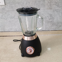 Set Pembuat Sarapan Elektrik 3 in 1 dengan Ketel & Pemanggang Roti, Pembuat Smoothie, Blender dengan Wadah Kaca 1.5L - Hitam