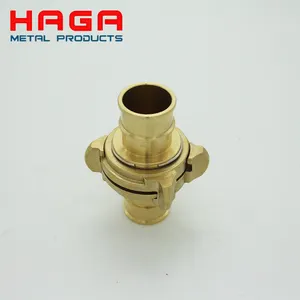 Brass Hose Hexagonal Union Elbow Pipe Quick Connectorpressure and suction delivery of liquids and solids