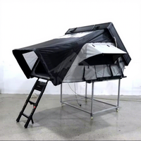 Tente de toit en aluminium 265 cm, hauteur de montage complète, faible perte thermique, double fixation par pince, OEM