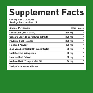 Top Quality 15 Day Colan Cleanse Capsule Stick to A Consistent Sleep Schedule with Flaxseed Power Dietary <b>Supplement</b> - Product Image 3