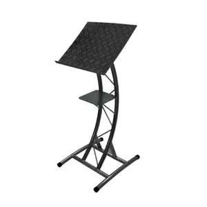 Traliccio in alluminio RP-3 Argento Truss Leggio Podium Stand inc Scaffale Leggio