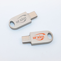 Flashdisk USB C Baru Harga Grosir Murah 16gb 32gb 64gb 128gb Mini Flashdisk Logam Tipe-C