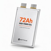 Batterie Battivus 3.7V 3.87V Haute Capacité 40Ah 60Ah 72Ah Cellule Pouch 450Wh/kg pour Drone de Cartographie VTOL, AGV Industriel, Stockage Solaire