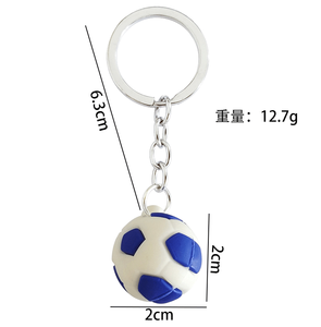 2025 World Popular 3D Mini venta al por mayor fútbol llavero taza baloncesto deportes llavero promoción regalo llaveros para hombres - Product Image 1