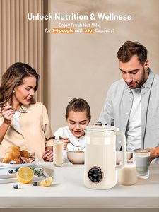 Máquina Automática para Leche de Soja y Avena a Base de Plantas de 32oz con Pantalla LCD de Alta Temperatura, Máquina para Leche de Nueces - Product Image 4