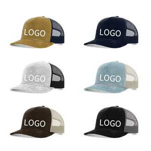 Unisex Trống 5 Bảng Điều Chỉnh Lưới Trở Lại Trucker Mũ Chất Lượng Cao Tùy Chỉnh Thêu Vải To Sợi Trucker Hat Mũ Thể Thao - Product Image 1