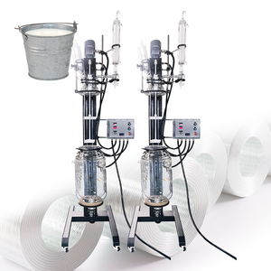 High Quality Professional Automatic Reactors Manufacturer Lifting Rotating Jacket Glass Design Motor for Optimal Performance - Product Image 4