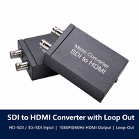 Convertisseur UNIEAN 1080P SDI vers HDMI avec sortie SDI en boucle pour utilisation en studio et en vidéosurveillance