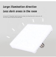 Ampoules LED E27 en forme de soucoupe volante, carrées, blanches, culot B22, garantie 2 ans, certifiées CE, 3000K/6500K, IRC 80, pour la maison – Approvisionnement direct usine