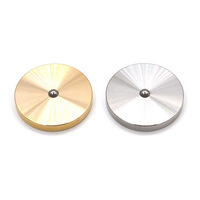Gyroscope de poche Mezmocoin usiné CNC forage et brochage Spinner de bureau pour bureau ou divertissement à domicile