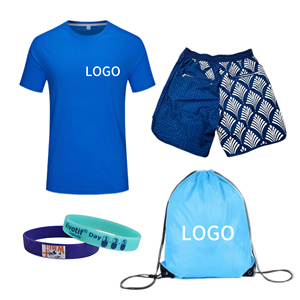 Design Custom Brand logo Quick-drying <b>T</b>-shirt Corporate Sports Gift Set - Product Image 1