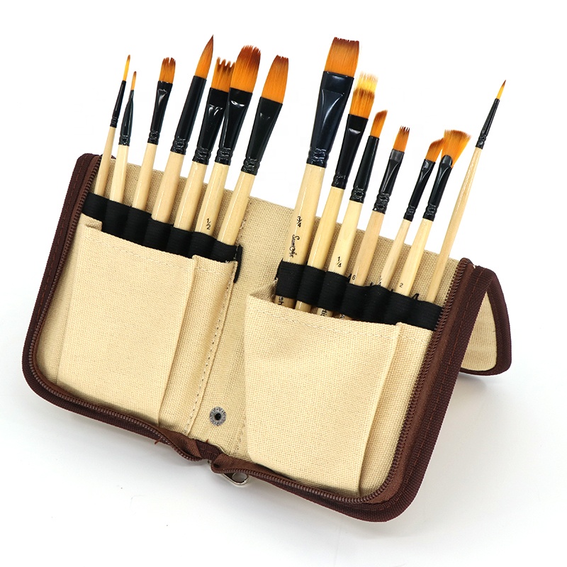 14 шт/партия, разные размеры акриловой живописи для рисования акварельными красками и гуашью, кисточка для Кисти Набор для рисования художника pinceles арте для pinceles-художник acuarela