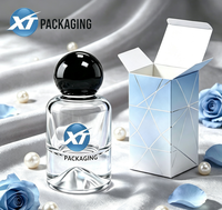 Bouteilles diffuseurs de parfum en verre XINTE N102-1112xinte en gros, 30ml, 50ml, 100ml, vides, vert givré, avec bouchon à vis
