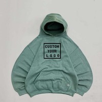 Vente en gros de sweat à capuche streetwear épais, coupe oversize, effet délavé vintage, avec poche kangourou, personnalisable avec logo, haute qualité