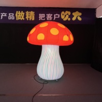 Décoration gonflable en forme de champignon de dessin animé, taille personnalisée, OEM, PVC imperméable pour événements extérieurs et festivals
