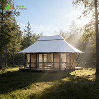 Tentes de luxe pour station de vacances Tentes de glamping 4 saisons 3-5 personnes Tente d'hôtel extérieure