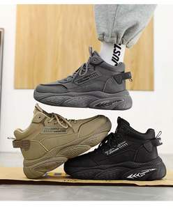 Zapatos de hombre de nuevo diseño, estilo retro británico, para caminar al aire libre, informales, resistentes al desgaste, cómodos, estilo deportivo. - Product Image 5