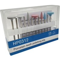 Kit de polissage dentaire pour résine composite, kit autoclavable pour clinique, fraises de polissage céramique HP0312