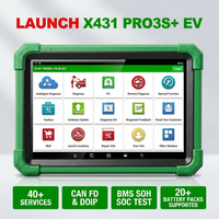 Herramienta de Diagnóstico para Vehículos Eléctricos Launch X431 PRO3S+ New Energy, Probador de Baterías, Escáner de Sistemas, SmartLink C V2, Codificación Remota de ECU