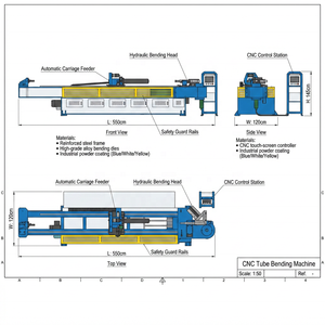 เครื่องดัด<span class=keywords><strong>ท่อ</strong></span> CNC อัตโนมัติจากโรงงานที่เชื่อถือได้ เครื่องดัด<span class=keywords><strong>ท่อ</strong></span> 3 <span class=keywords><strong>มิ</strong></span>ติ สำหรับ<span class=keywords><strong>ร้าน</strong></span>แปรรูปโลหะ - Product Image 6