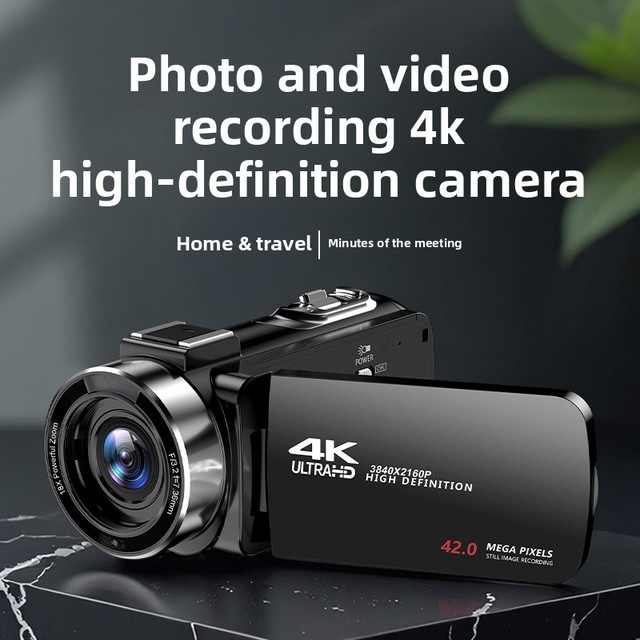 Cross-border 4K Compatible 48MP High-Definition Digital Camera CMOS 2"-3" Screen Electronic Image Stabilization Video Recorder
