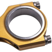 Bielas de Conexión Titanizadas MaXpeedingrods H-Beam + Pernos ARP2000 Compatibles con Opel Calibra 2.0L C20xe C20LET Doradas