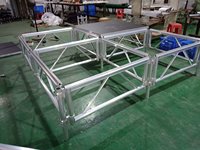 Scène modulaire portable en aluminium, montage facile, pour événements en extérieur et en intérieur, concerts, mariages, scène portable