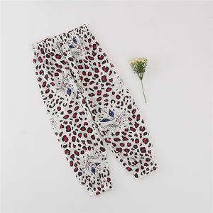 Shopping en ligne en gros : Pantalons pour enfants à imprimé léopard et rayures, taille élastique, provenant d'un fournisseur chinois - Product Image 3