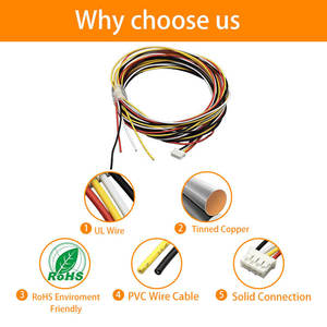 ODM OEM Jst Adapter PH2.0mm Pitch Male to Female 4 Pin Tin Plated Copper Conductor <b>Cable</b> Wire Harness for <b>Computer</b> & Automobile - Product Image 5