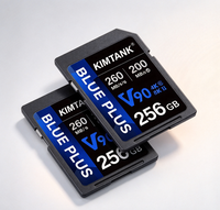 Vente directe d'usine Carte mémoire SD 128 Go/256 Go/512 Go U3 V90 Classe 10 pour caméra 4K 8K