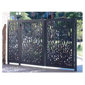 Paravent et clôture de jardin modernes en acier Corten durable pour l'extérieur - Product Image 1