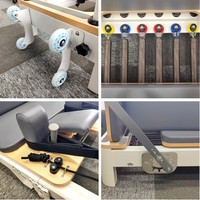 Hochwertiger, wasserdichter, multifunktionaler Pilates-Reformer aus Aluminiumlegierung für den kommerziellen Gebrauch, faltbar, für Bodybuilding und Heimgebrauch.