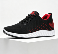 Chaussures de sport décontractées pour hommes, printemps-été, respirantes, en mesh, légères, à lacets, confortables, semelle extérieure en PVC souple, antidérapantes