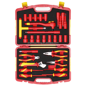 29PCS Insulated Ratchet Wrenches VDE 1/2 Socket Set 1000V Auto Repair Tools - Product Image 1