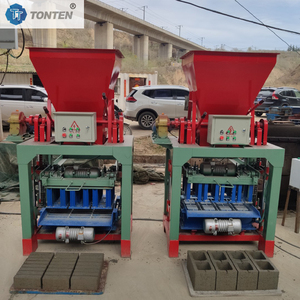 Hohe Kapazität ineinandergreifende Ziegel <span class=keywords><strong>block</strong></span> maschine DF4-35B <span class=keywords><strong>Block</strong></span> form maschine mit Trichter - Product Image 3