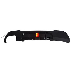 BMW 3 Series E92 Rear Lip <b>Diffuser</b> PP Material Black <b>LED</b> Trim Automotive Part 2005-2012 - Product Image 4