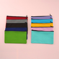 Trousse de maquillage personnalisée en toile Sac d'école licorne mignon avec étui à crayons pour filles Sac à crayons avec fermeture éclair Logo personnalisé