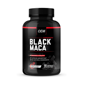 Bio Black <span class=keywords><strong>Maca</strong></span> Wurzel kapsel OEM/ODM Handelsmarke mit Ashwagandha Health Energy Supplement für Männer - Product Image 1