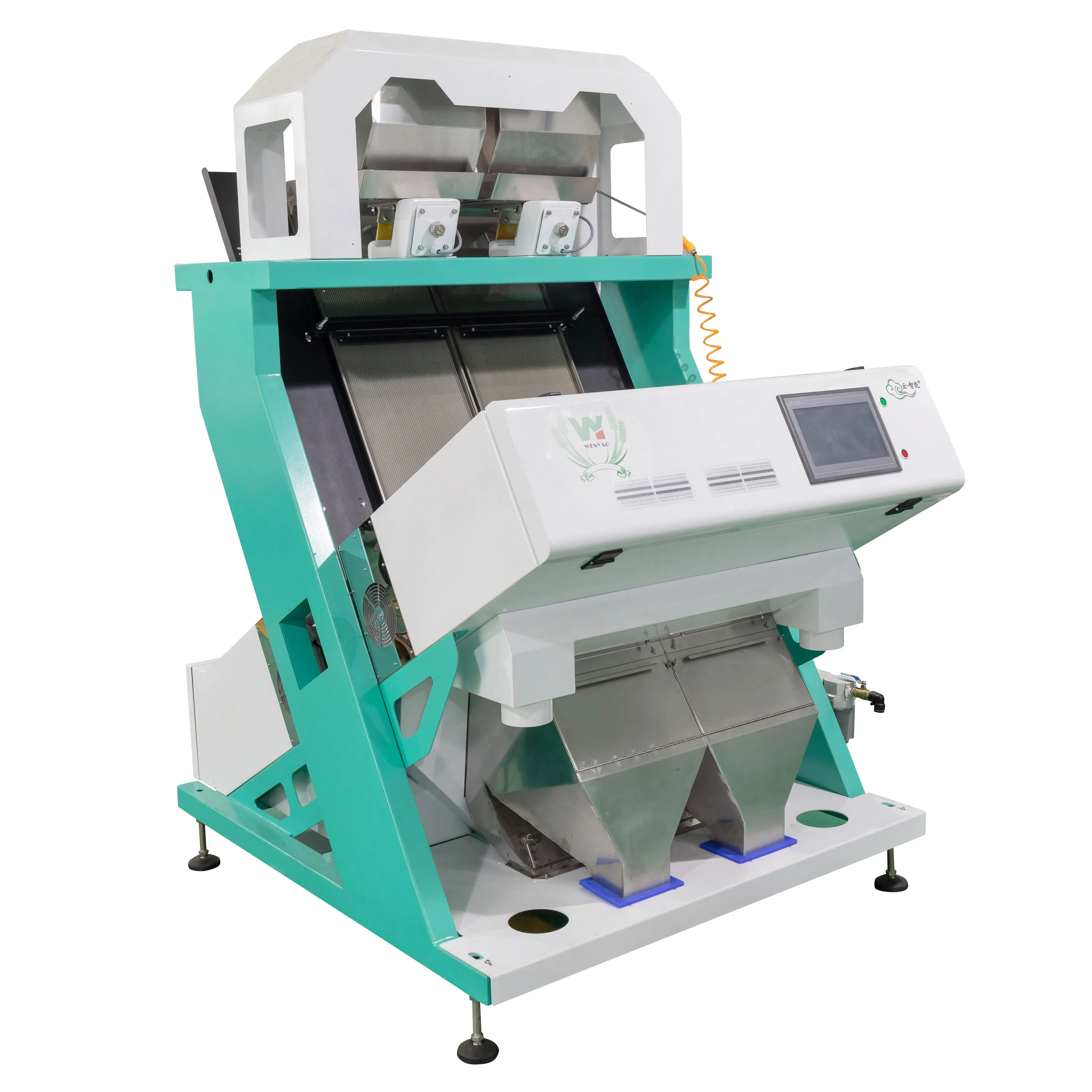 Easy to operate AI Intelligent wenyao 2 channels CCD automatic rice color sorter/rice sorting machine/ccd color sorter